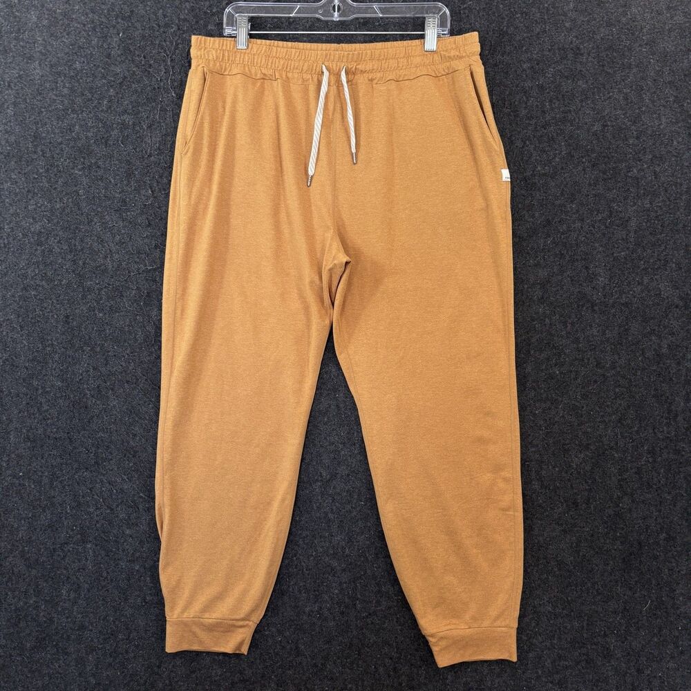 Vuori Performance Joggers Women's XXL Mustard Yellow Heather Dreamknit Pants